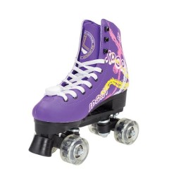 Rollers pour enfants avec éléments LED et châssis à deux rangées