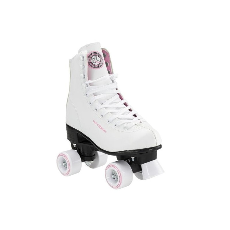 Rollers design blanc et rose pour l'apprentissage