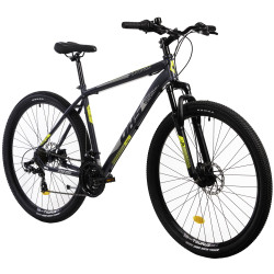 VTT Bleu avec fourche avant et dérailleur Shimano - Vélo tout terrain