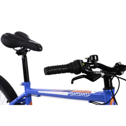 VTT Bleu avec fourche avant et dérailleur Shimano - Vélo tout terrain