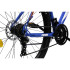 VTT Bleu avec fourche avant et dérailleur Shimano - Vélo tout terrain