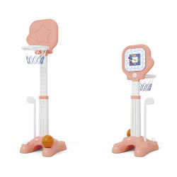 Panier de basket-ball pour enfants 3-en-1