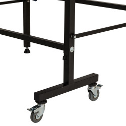 Table de ping-pong pliable en matériau massif Deluxe
