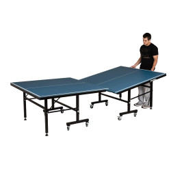 Table de ping-pong pliable en matériau massif Deluxe