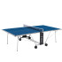 Table de ping-pong pour usage intérieur - roues de transport et système pliant
