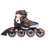 Rollers de slalom orange/noir pour riders avancés roulements ABEC 9