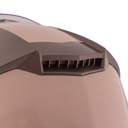 Casque de moto pour femme avec pare-soleil extractible- Rose