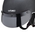Casque de moto élégant léger en fibre de carbone - visière amovible