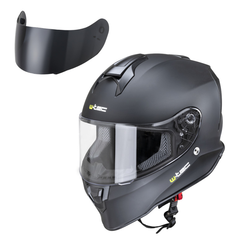 Casque de moto solide