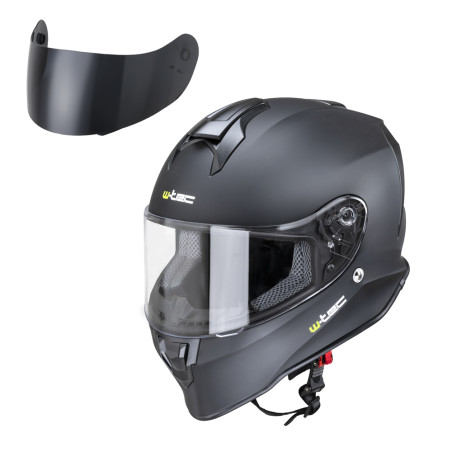 Casque de moto solide
