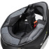 Casque de moto W-TEC Integra Solid - Matt Black - visière anti rayures