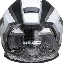 Casque de moto W-TEC Integra Graphic avec visière teintée - Noir ou Vert