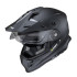 Casque de motocross polyvalent avec visière amovible - Noir mat