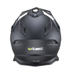 Casque de motocross polyvalent avec visière amovible - Noir mat