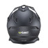 Casque de motocross polyvalent avec visière amovible - Noir mat
