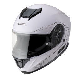 Casque de moto W-TEC Noir Gris Mat - Avec pare soleil et intérieur amovible