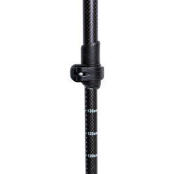 Bâtons de trekking en carbone 3 pièces télescopique - housse de protection