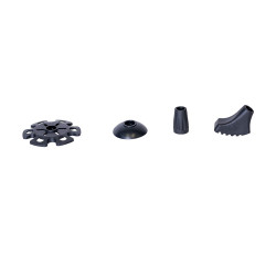 Bâtons de trekking en carbone 3 pièces télescopique - housse de protection
