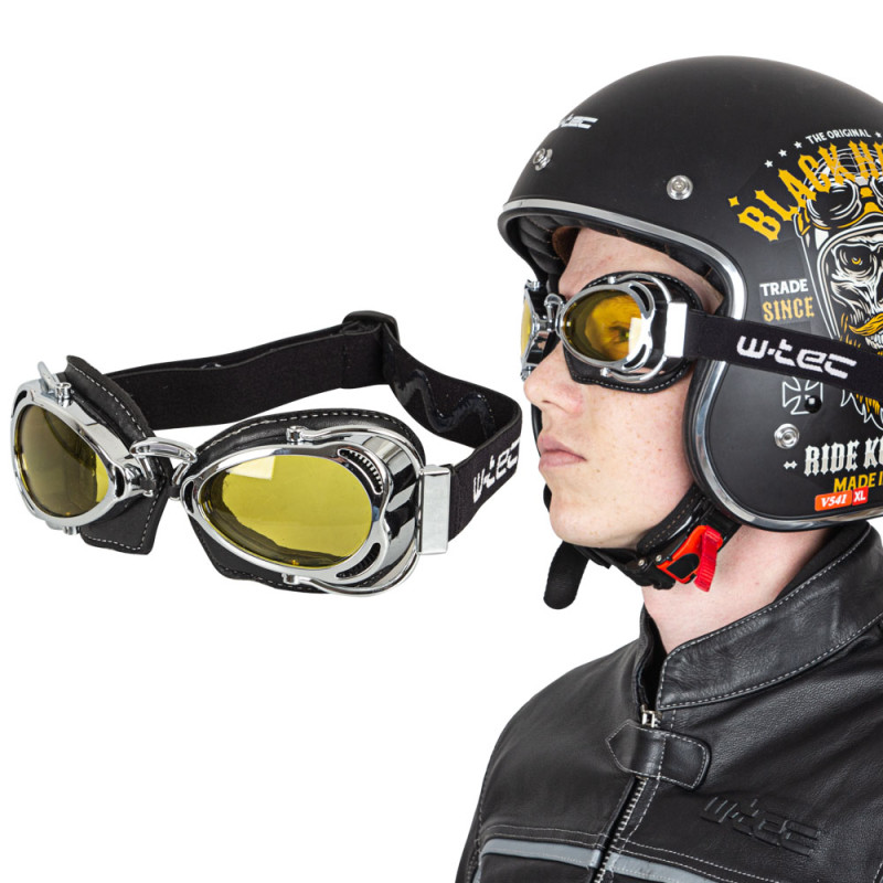 lunettes de moto teintée