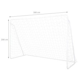 But de football classique dimensions : 300 x 200 x 120 cm