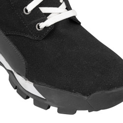 Bottes de moto noires pour homme avec semelle à double densité