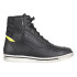 Chaussures de moto - Baskets de moto montantes - Noir-Gris