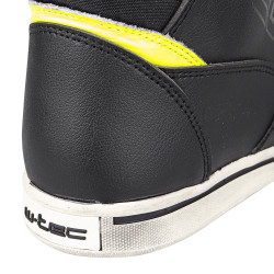 Chaussures de moto - Baskets de moto montantes - Noir-Gris