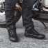 Bottes de moto basses pour scooter et chopper - Noir