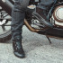 Bottes de moto basses pour scooter et chopper - Noir