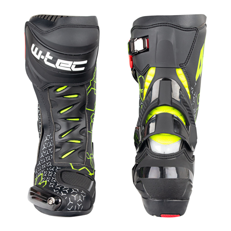 Bottes De Moto Hommes - Courtes Avec Protection Cheville - Semelle Antidérapante