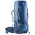 Sac à dos de randonnée 55 + 10 litres avec système dorsal rembourré et support pour bâton de trekking