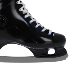 Patins à glace récréatif pour femmes design noir résistants au gel