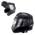 Casque de moto modulaire noir