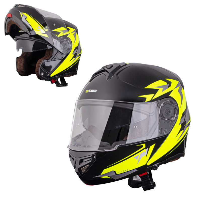Casque de moto modulable