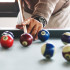 Queue de billard classique en deux parties en bois verni