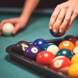 Boules de billard numérotés taille standard - plastique durable