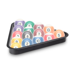 Triangle de billard en PVC - 31,5 x 28,5 x 3 cm