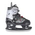 Patins à glace noir et gris débutants ou intermédiaires