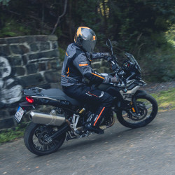 Gants de moto pour hommes au look vintage - protection intense