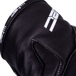 Gants de moto en cuir confortables et résistants - Fermeture velcro