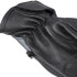 Gants de moto d'été en cuir avec dos perforé et protections - Gris