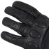 Gants de moto 90% en cuir véritable - noir