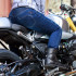 Jeans de moto pour femmes bleu - élastique et haute protection