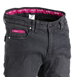 Jean de moto avec protections amovibles pour femmes