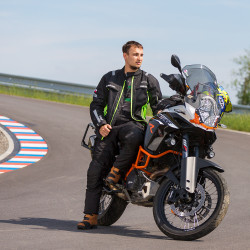 Pantalon moto réfléchissant et confortable pour homme