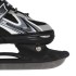Patins 2 en 1 taille ajustable pour les amateurs d'asphalte et de glace design noir et gris