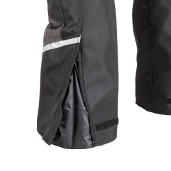 Pantalon de moto d'été pour hommes noir et gris