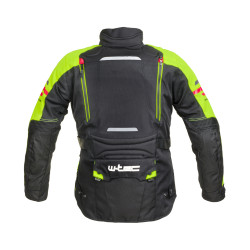 Veste de moto pour femme - Blouson de moto noir et réfléchissant