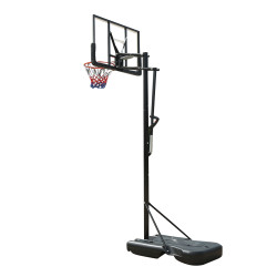 Panier de basket-ball ajustable avec support - 120 x 78 x 23 cm