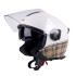 Casque de moto ouvert - Casque de moto chopper - Deux couleurs